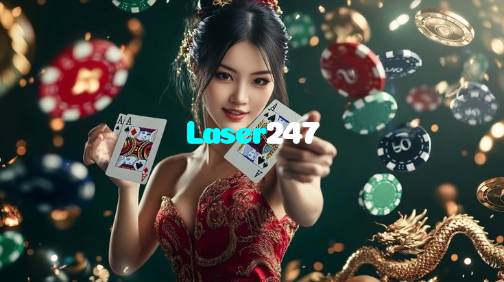 Laser247 casino presented on mobile device in Pakistan with slots and live games